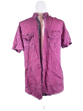 Raw Yarn Industries Slim Fit Shirt in Fuchsia